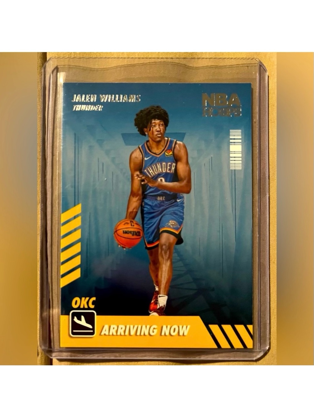 Jalen Williams 2022-23 Panini NBA HOOPS #12 OKC Thunder ROOKIE Basketball Card
